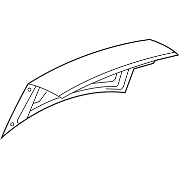 GM 19120660 Trunk Lid, Rear 19120660 GM Trunk Lid, Rear Illustration 1 of 1