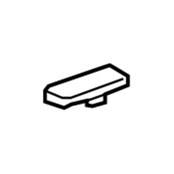 GM 84022452 Door Trim Panel Cap, Jet Black 84022452 GM Door Trim Panel Cap, Jet Black Illustration 1 of 1