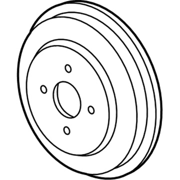 Chevy Spark Brake Rotor - 95466043
