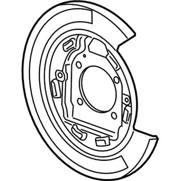 Chevy Spark EV Backing Plate - 95280765