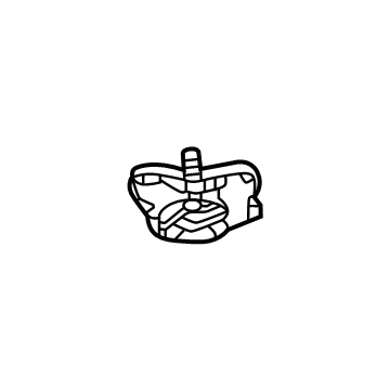 Chevy 84630759 Mirror Inside Bracket