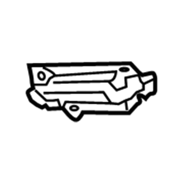19204797 GM Dash Panel Brace, Passenger Side Illustration 1 of 1