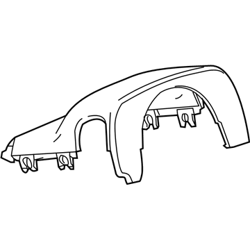 GM 23189846 Upper Shroud 23189846 GM Upper Shroud Illustration 1 of 1