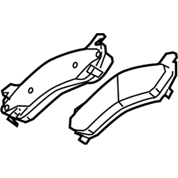 Chevy Silverado 2500 HD Brake Pads - 84292733