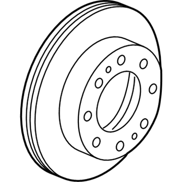 Chevy Suburban 1500 Brake Rotor - 84587921