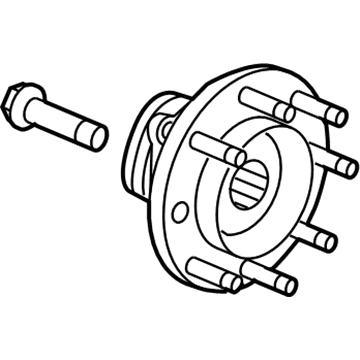 Chevy Silverado 3500 HD Wheel Hub - 22740470