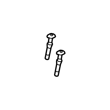 GM 26670700 Headrest Guide, Rear Passenger Side 26670700 GM Headrest Guide, Rear Passenger Side Illustration 1 of 1
