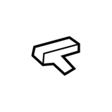 GM 15958651 Recovery Tank Bracket 15958651 GM Recovery Tank Bracket Illustration 1 of 1