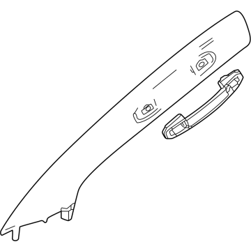 Cadillac 85740262 Windshield Pillar Trim