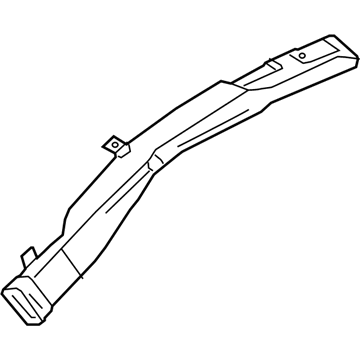 GM 22885832 Duct, Passenger Side 22885832 GM Duct, Passenger Side Illustration 1 of 1