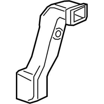 22885834 GM Lower Duct, Passenger Side Illustration 1 of 1