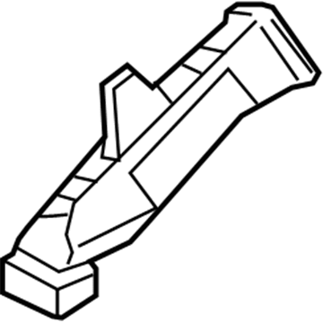 GM 23250936 Duct, Passenger Side 23250936 GM Duct, Passenger Side Illustration 1 of 1