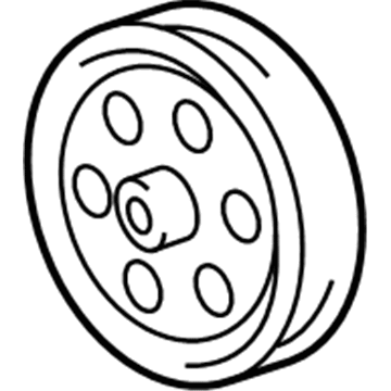 GM 12662711 Pulley 12662711 GM Pulley Illustration 1 of 1