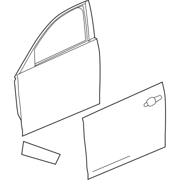 Cadillac 84961068 Door Shell