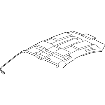 GM 92219136 Headliner 92219136 GM Headliner Illustration 1 of 1
