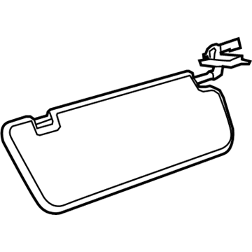 Pontiac G8 Sun Visor - 92208716