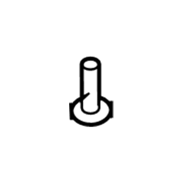 GM 11570594 Sunvisor Screw 11570594 GM Sunvisor Screw Illustration 1 of 1