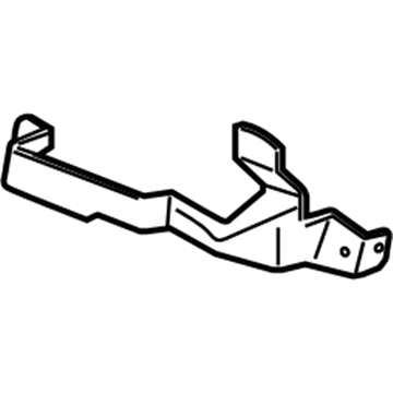 20811542 GM Track Cover Bracket, Front Illustration 1 of 1