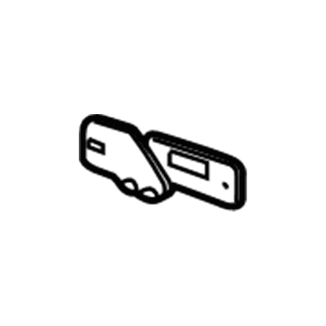 GM 22931776 Track Cover Bracket, Front 22931776 GM Track Cover Bracket, Front Illustration 1 of 1