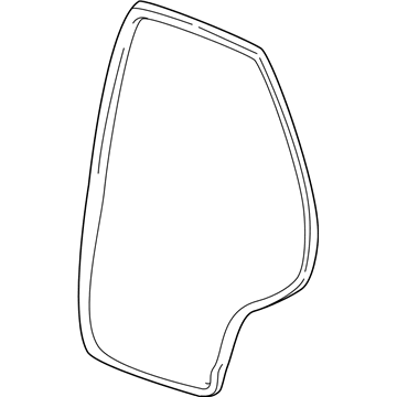GM 22654573 Door Weatherstrip, Rear 22654573 GM Door Weatherstrip, Rear Illustration 1 of 1