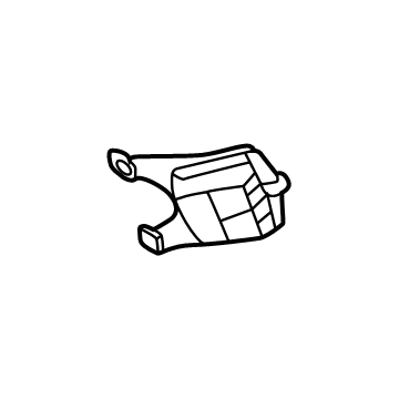 GM 13552661 Radio Switch, Jet Black, Driver Side 13552661 GM Radio Switch, Jet Black, Driver Side Illustration 1 of 1