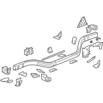 19179270 GM Side Rail, Driver Side Illustration 1 of 1