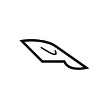 10371369 GM Side Panel Front Plate, Driver Side Illustration 1 of 1