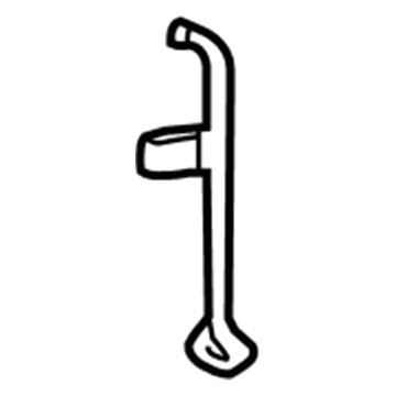 10393993 GM Handle, Outside Bracket, Passenger Side Illustration 1 of 1