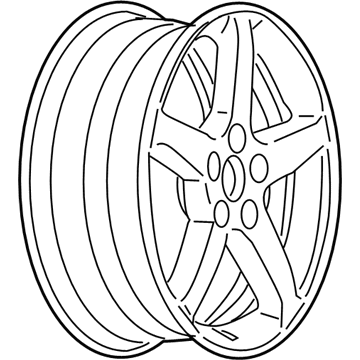 Chevy 9597693 Wheel, Alloy