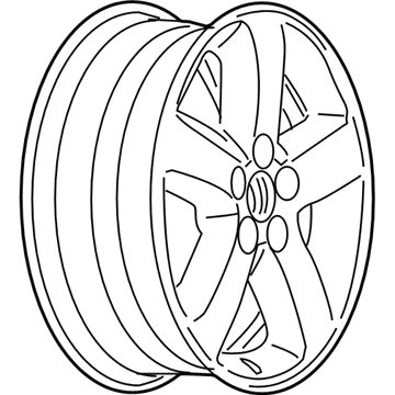 Pontiac Spare Wheel - 9596835