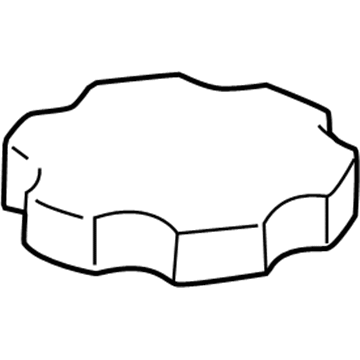 GM 22688449 Reservoir Cap 22688449 GM Reservoir Cap Illustration 1 of 1