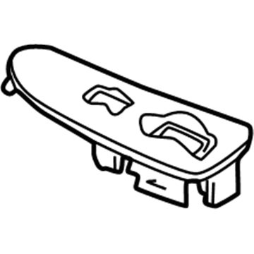GM 10433188 Switch Panel, Passenger Side 10433188 GM Switch Panel, Passenger Side Illustration 1 of 1