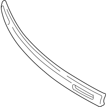 GM 15972385 Impact Strip, Rubber 15972385 GM Impact Strip, Rubber Illustration 1 of 1