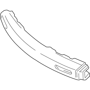 GM 15647597 Bumper, Rear 15647597 GM Bumper, Rear Illustration 1 of 1
