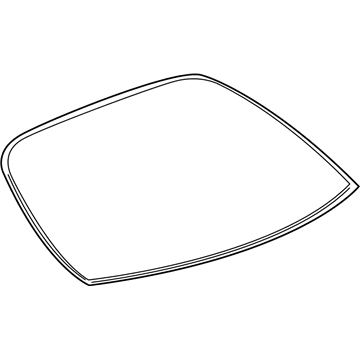 25648819 GM Molding, Rear Illustration 1 of 1