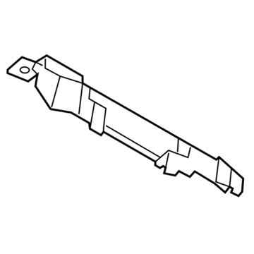 GM 94551785 Side Baffle 94551785 GM Side Baffle Illustration 1 of 1