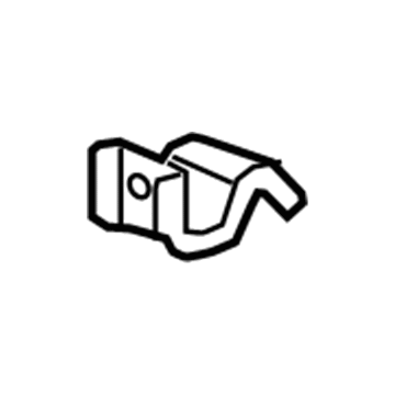 GM 96676220 Radiator Upper Bracket 96676220 GM Radiator Upper Bracket Illustration 1 of 1