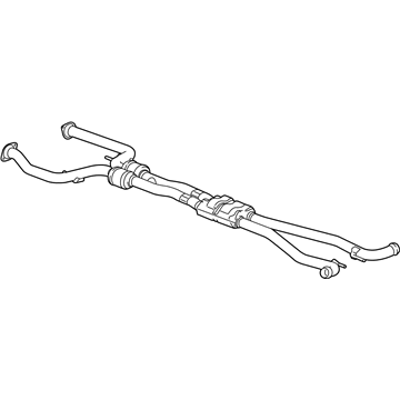 Chevy 92272880 Center Muffler
