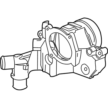 Cadillac 12583849 Water Outlet