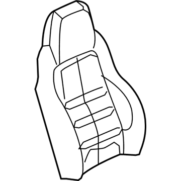 GM 19330715 Seat Back Pad 19330715 GM Seat Back Pad Illustration 1 of 1