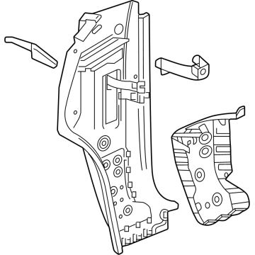 Chevy 26484613 Hinge Pillar Reinforcement