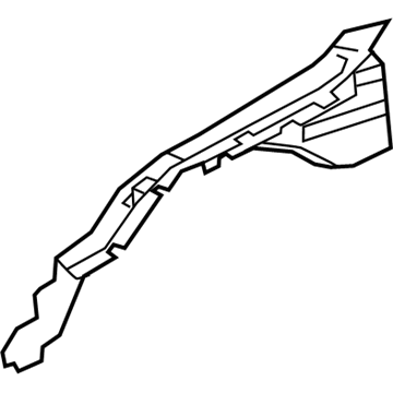 GM 22893920 Upper Rail, Front Outer Driver Side 22893920 GM Upper Rail, Front Outer Driver Side Illustration 1 of 1