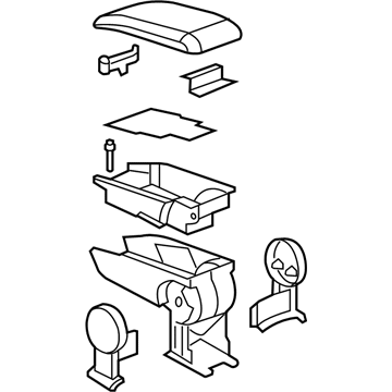 Chevy 25845920 Armrest Assembly