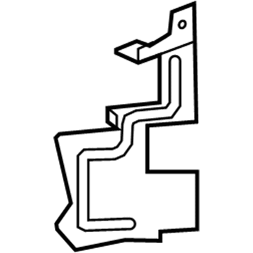 20823652 GM Lower Baffle, Driver Side Illustration 1 of 1