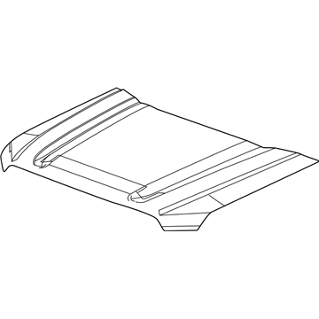 GM 84610676 Hood 84610676 GM Hood Illustration 1 of 1