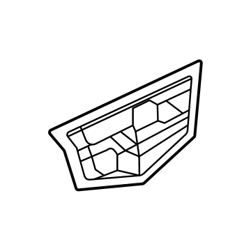GM 84552887 Emblem, Front Driver Side 84552887 GM Emblem, Front Driver Side Illustration 1 of 1