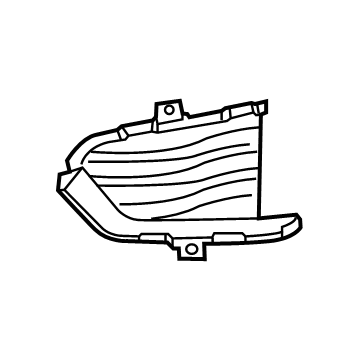 GM 85126124 Lamp Bezel, Driver Side 85126124 GM Lamp Bezel, Driver Side Illustration 1 of 1