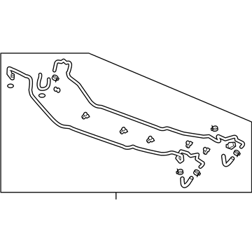 GM 23393426 Rear Hose 23393426 GM Rear Hose Illustration 1 of 1