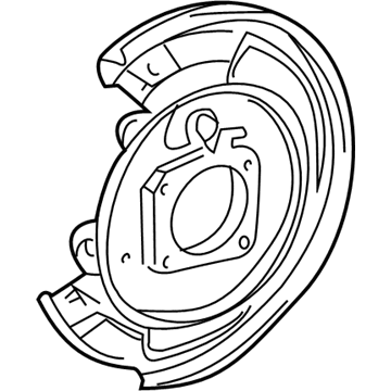 Pontiac Vibe Backing Plate - 19184537