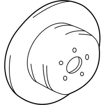 Pontiac Vibe Brake Rotor - 19184534